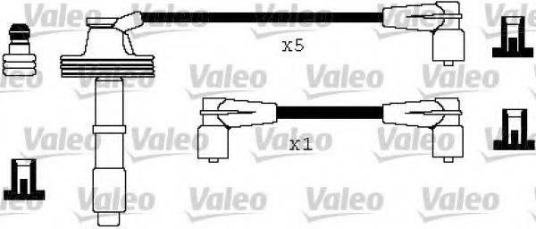 VALEO 346327 Комплект дротів запалювання