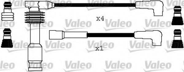 VALEO 346321 Комплект дротів запалювання