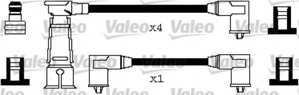 VALEO 346265 Комплект дротів запалювання