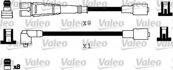 VALEO 346230 Комплект дротів запалювання