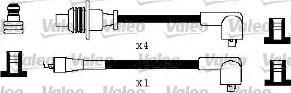 VALEO 346218 Комплект дротів запалювання