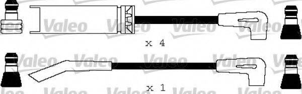 VALEO 346161 Комплект дротів запалювання