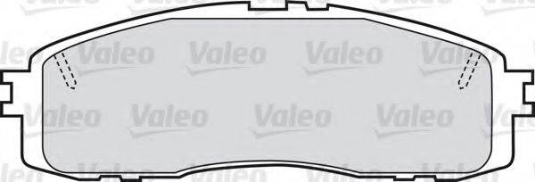 VALEO 551600 Комплект гальмівних колодок, дискове гальмо