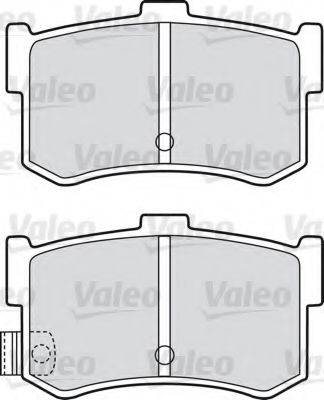VALEO 20029 Комплект гальмівних колодок, дискове гальмо