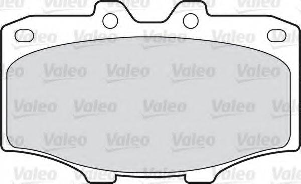 VALEO 20852 Комплект гальмівних колодок, дискове гальмо