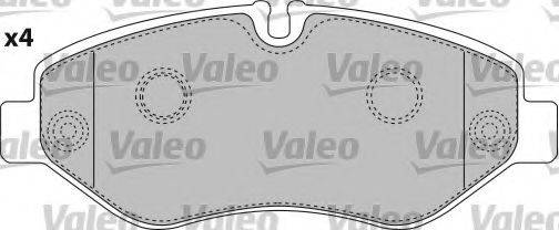 VALEO 301027 Комплект гальмівних колодок, дискове гальмо
