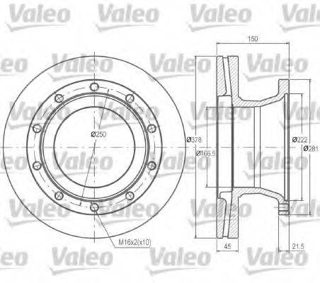 IVECO 21225115 гальмівний диск