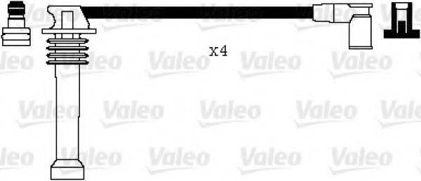 VALEO 346104 Комплект дротів запалювання