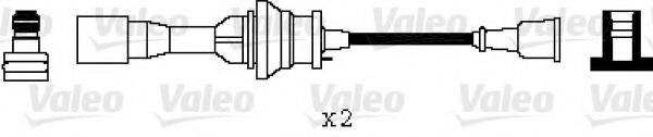 VALEO 346085 Комплект дротів запалювання