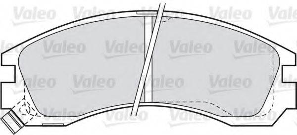VALEO 301517 Комплект гальмівних колодок, дискове гальмо