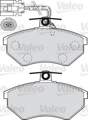 VALEO 301484 Комплект гальмівних колодок, дискове гальмо