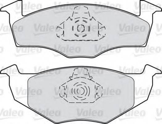 VALEO 301066 Комплект гальмівних колодок, дискове гальмо