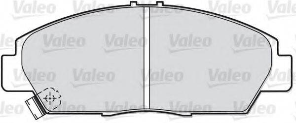 VALEO 21880 Комплект гальмівних колодок, дискове гальмо