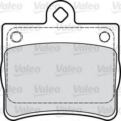 VALEO 301763 Комплект гальмівних колодок, дискове гальмо