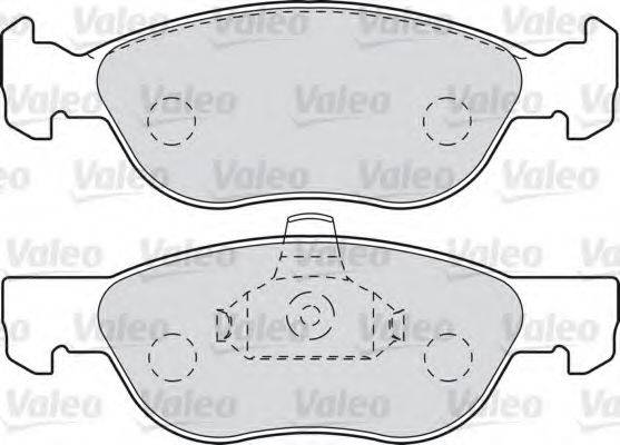 VALEO 301006 Комплект гальмівних колодок, дискове гальмо