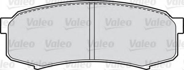 VALEO 598777 Комплект гальмівних колодок, дискове гальмо