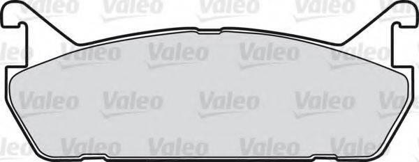 VALEO 598624 Комплект гальмівних колодок, дискове гальмо