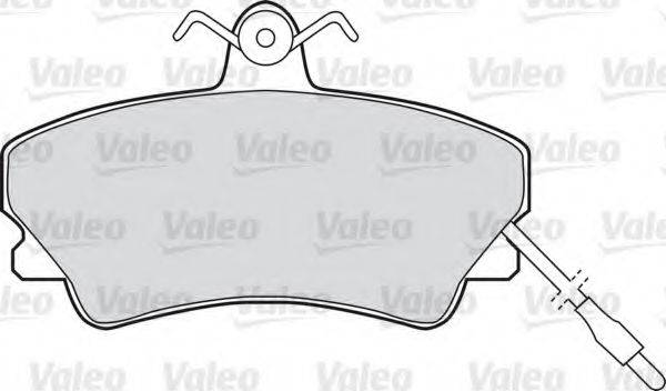 VALEO 540534 Комплект гальмівних колодок, дискове гальмо