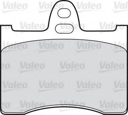 VALEO 20389 Комплект гальмівних колодок, дискове гальмо
