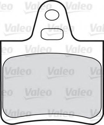 VALEO 598292 Комплект гальмівних колодок, дискове гальмо