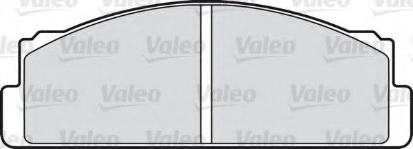VALEO 540231 Комплект гальмівних колодок, дискове гальмо