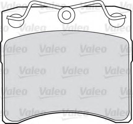 VALEO 540563 Комплект гальмівних колодок, дискове гальмо