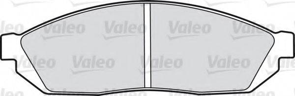 VALEO 20731 Комплект гальмівних колодок, дискове гальмо