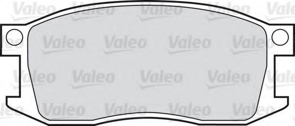 VALEO 598208 Комплект гальмівних колодок, дискове гальмо