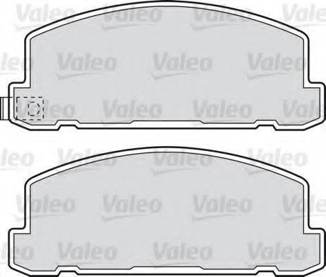 VALEO 20880 Комплект гальмівних колодок, дискове гальмо