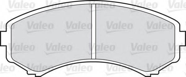 VALEO 598515 Комплект гальмівних колодок, дискове гальмо