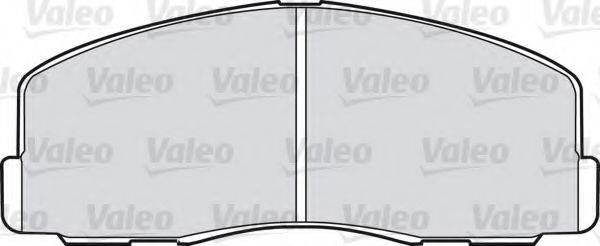 VALEO 598220 Комплект гальмівних колодок, дискове гальмо