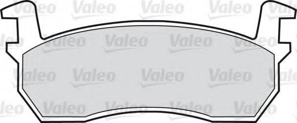 VALEO 540560 Комплект гальмівних колодок, дискове гальмо