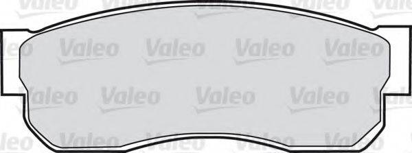 VALEO 598278 Комплект гальмівних колодок, дискове гальмо