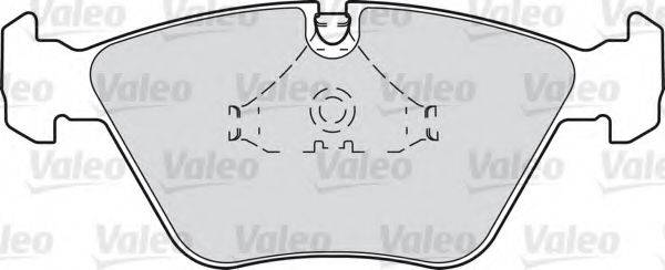 VALEO 301231 Комплект гальмівних колодок, дискове гальмо
