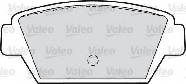 VALEO 598964 Комплект гальмівних колодок, дискове гальмо
