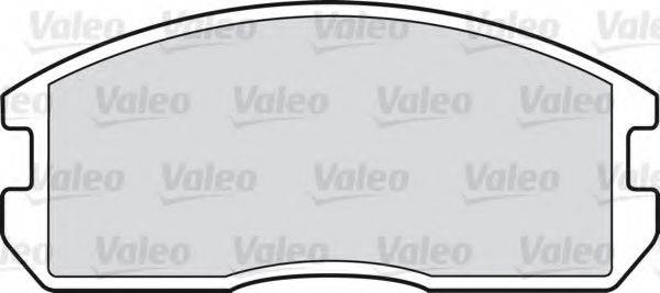 VALEO 598224 Комплект гальмівних колодок, дискове гальмо