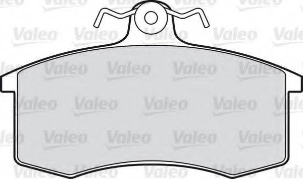 VALEO 301406 Комплект гальмівних колодок, дискове гальмо