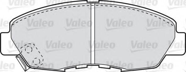 VALEO 598788 Комплект гальмівних колодок, дискове гальмо