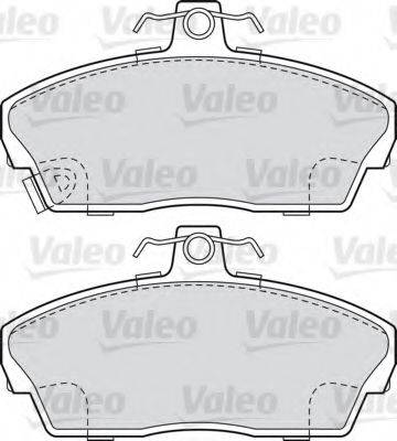 VALEO 301022 Комплект гальмівних колодок, дискове гальмо