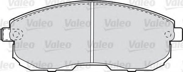VALEO 598787 Комплект гальмівних колодок, дискове гальмо