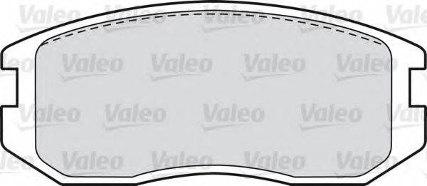 VALEO 598626 Комплект гальмівних колодок, дискове гальмо