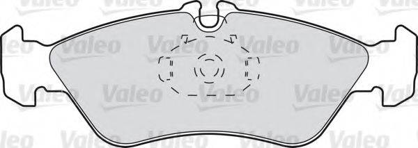 MERCEDES-BENZ 24204020 Комплект гальмівних колодок, дискове гальмо