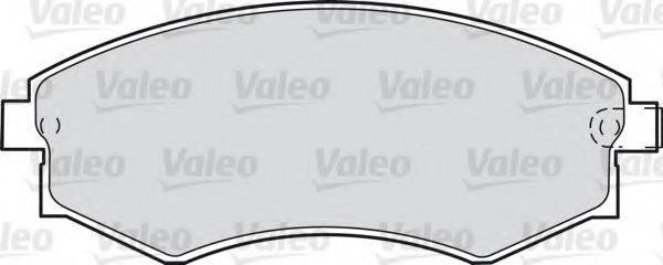 VALEO 551779 Комплект гальмівних колодок, дискове гальмо