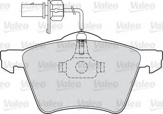 VALEO 301801 Комплект гальмівних колодок, дискове гальмо