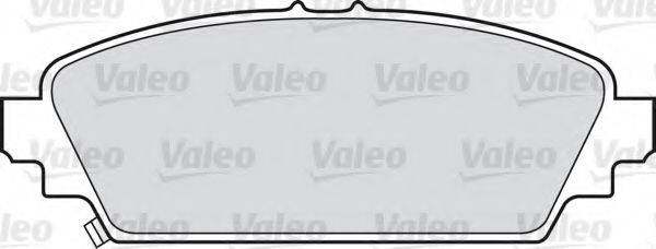 VALEO 598435 Комплект гальмівних колодок, дискове гальмо
