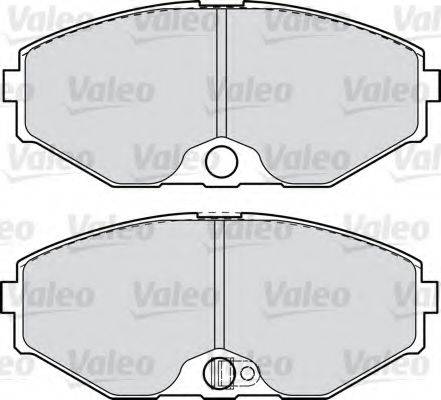VALEO 598912 Комплект гальмівних колодок, дискове гальмо