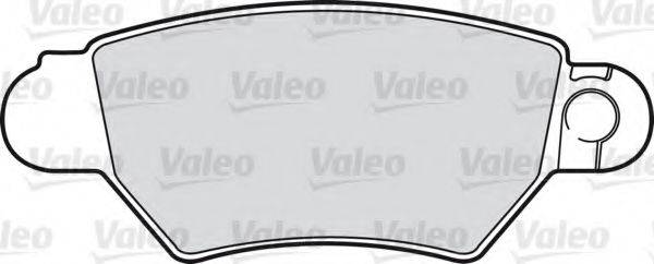 VALEO 301926 Комплект гальмівних колодок, дискове гальмо