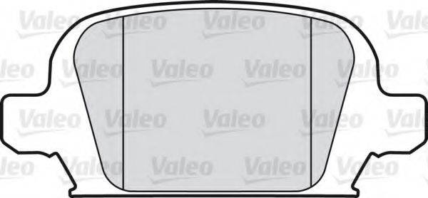 VALEO 301457 Комплект гальмівних колодок, дискове гальмо
