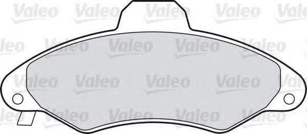 VALEO 598399 Комплект гальмівних колодок, дискове гальмо