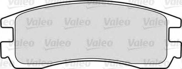 VALEO 23361 Комплект гальмівних колодок, дискове гальмо
